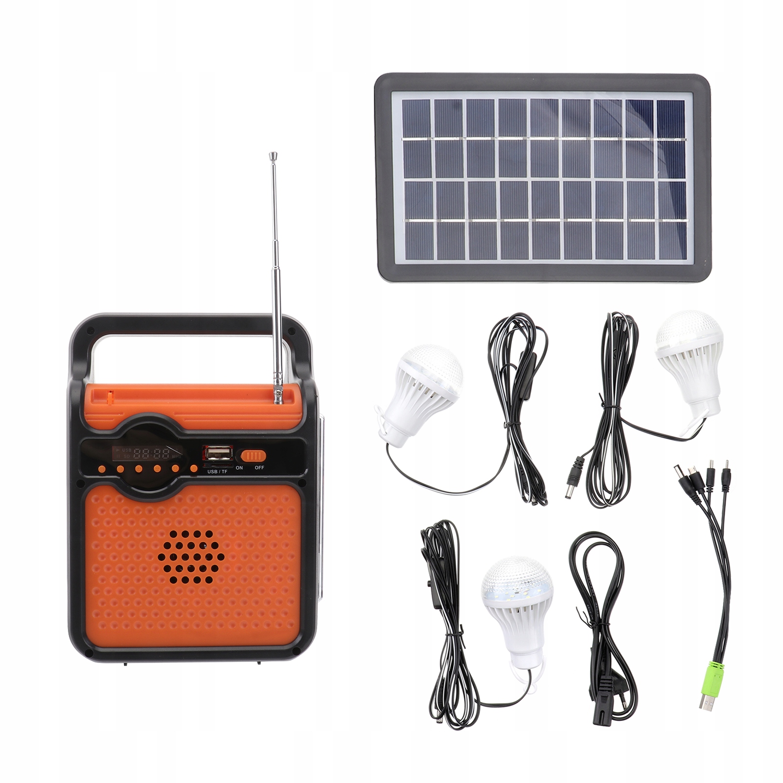 Solárny generátor 220V 25W Vonkajšia záhrada